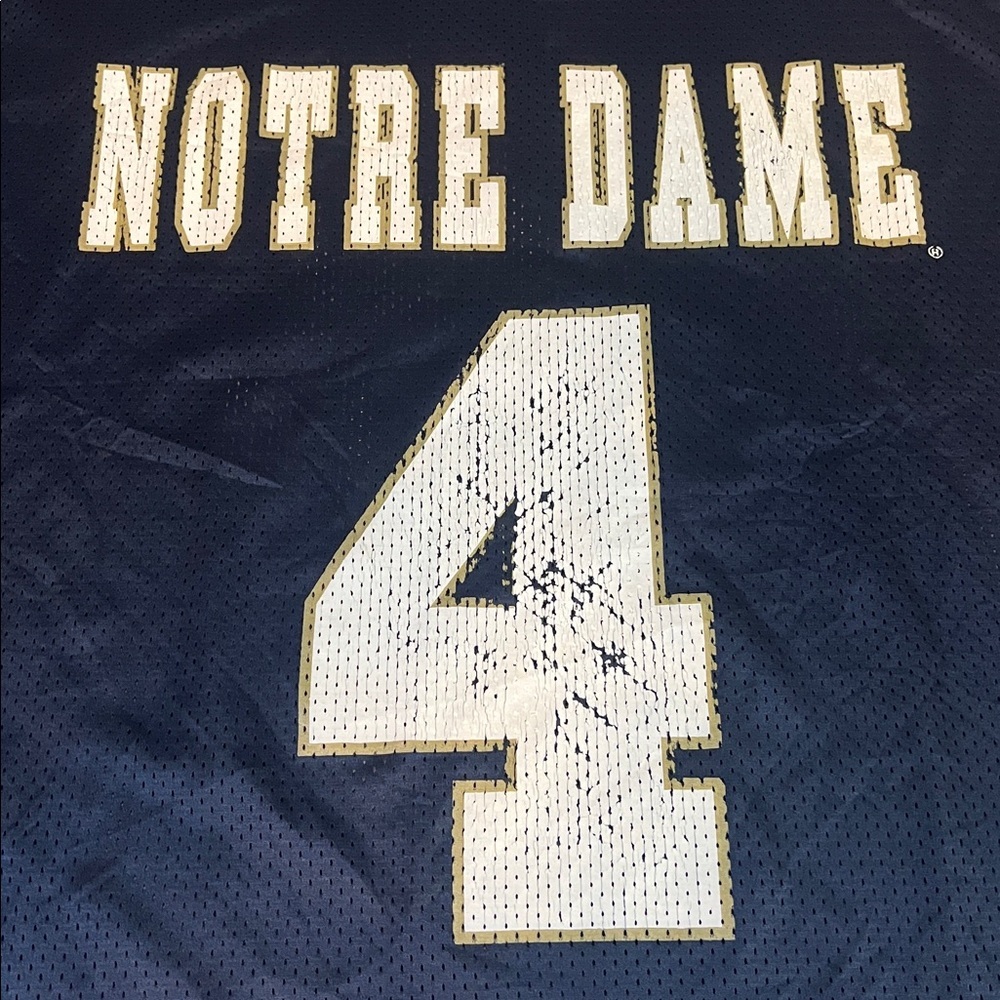 Russell Athletic NCAA Notre Dame Fighting Irish Jersey Blue Size XL